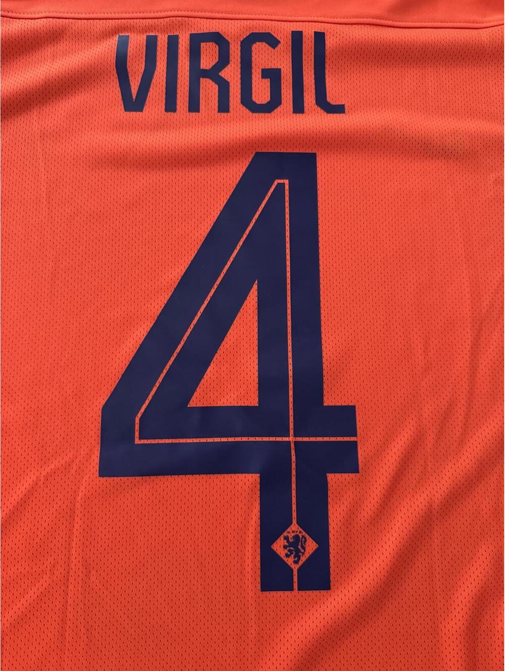 WOMEN SLIM FIT Virgil van Dijk #4 Nike Netherlands Jersey S - Picture 6 of 6